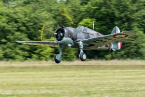 Avion avec hélice floue